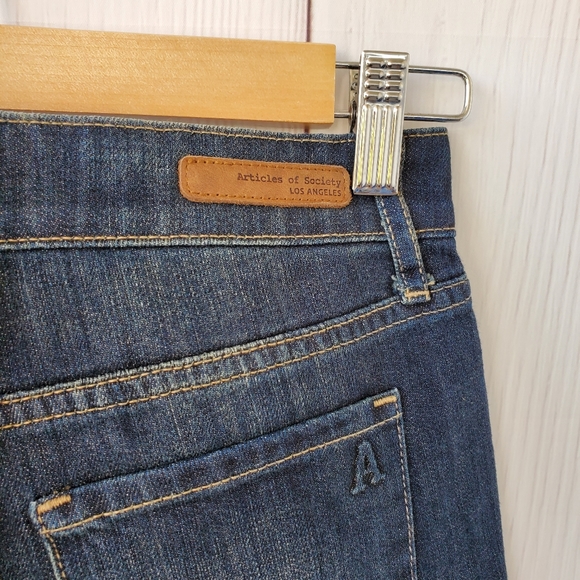 Articles of Society zoey crop topaz jeans - Picture 6 of 12